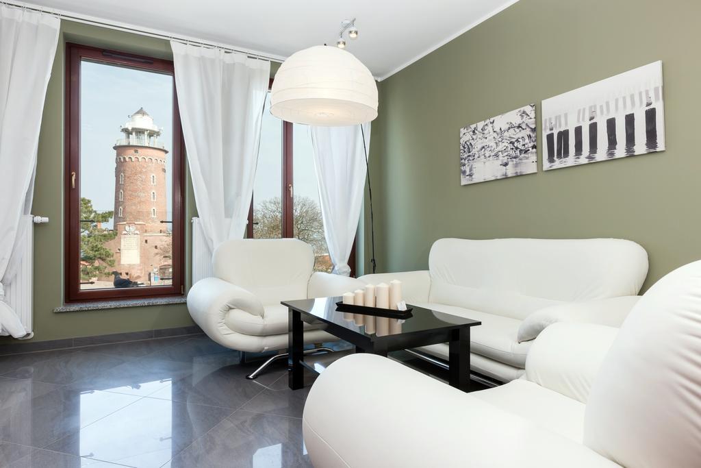 Jantar Apartamenty Deluxe Sea View Kołobrzeg Habitación foto